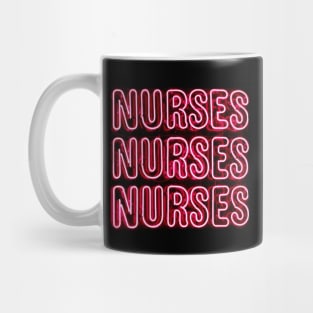 NURSES x3 Mug